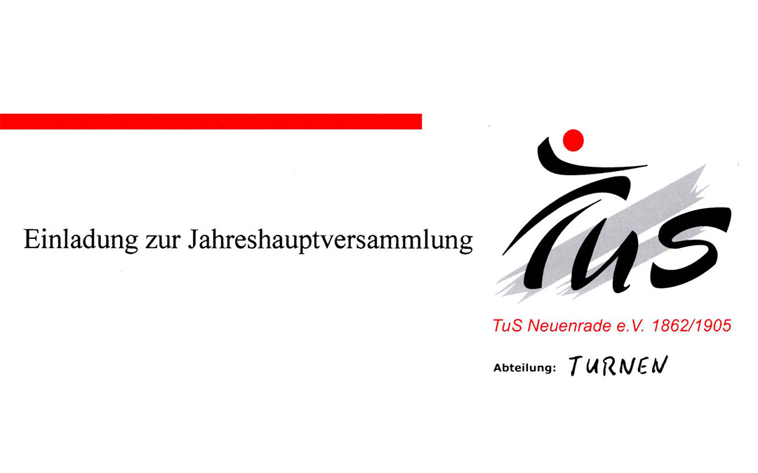 Am 12. März ist JHV